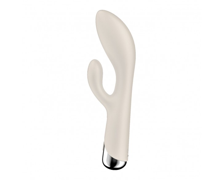 Вібратор-кролик з ротацією Satisfyer Spinning Rabbit 1 Beige, 3 мотори