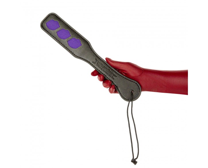 Паддл Punishment - Purple Lips Paddle - Black