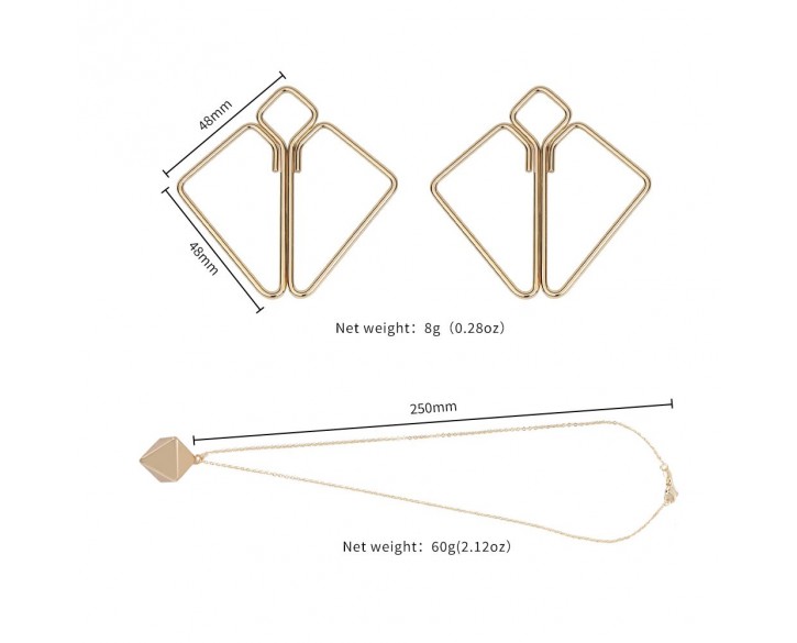 Затискачі для сосків з важкою підвіскою LOCKINK Nipple Clamps with Heavy Pendant - Golden