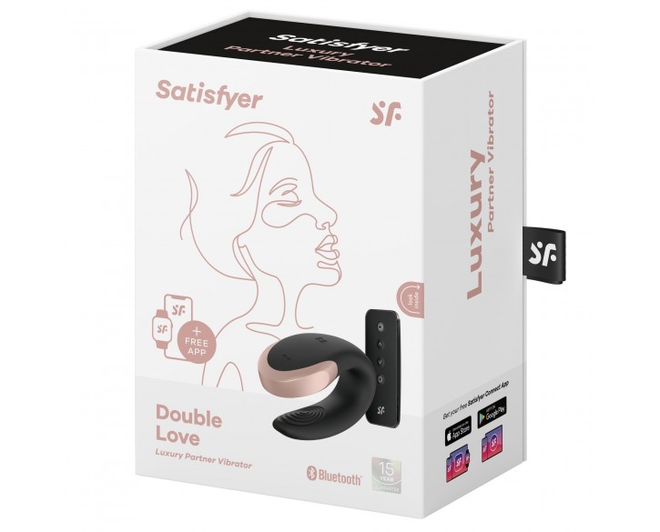 Смарт-вібратор для пар Satisfyer Double Love (Black)