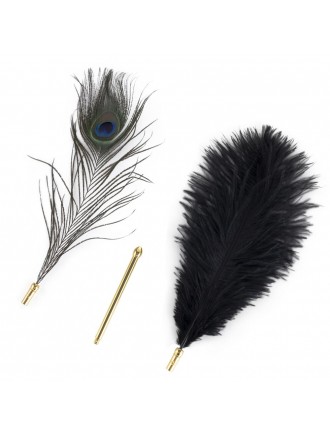 Лоскітка LOCKINK SEVANDA Natural Peacock Flirting Feather Tickler, перо павича