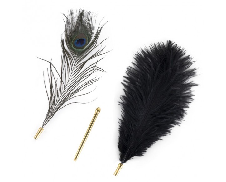 Лоскітка LOCKINK SEVANDA Natural Peacock Flirting Feather Tickler, перо павича