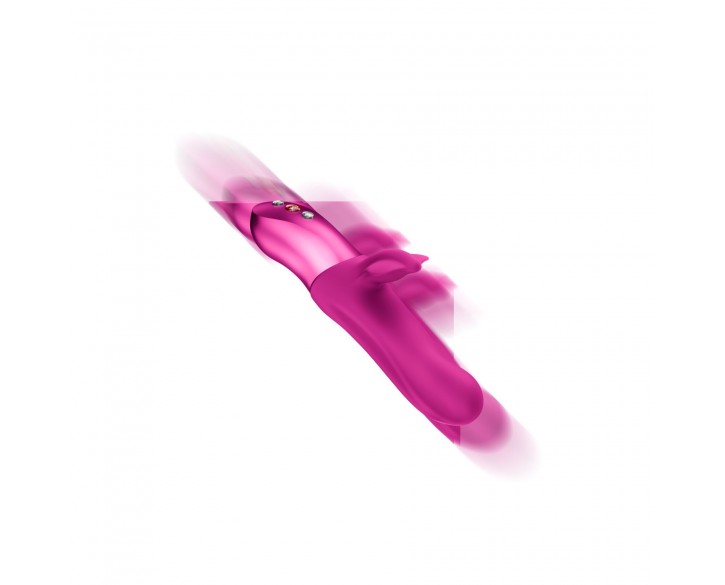 Пульсатор з вібрацією кліторального відростка Fun Factory BI STRONIC FUSION Magenta, 2 мотори
