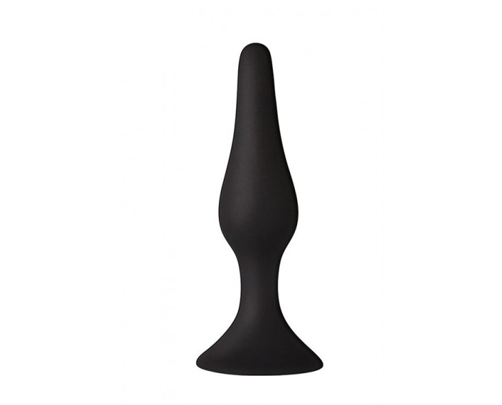 Анальна пробка з присоскою MAI Attraction Toys №34 Black, довжина 12,5см, діаметр 3,2см