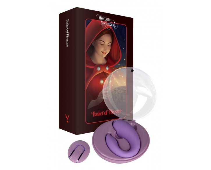 Вібратор для пар FairyGasm PleasureBerry violet, зарядний кейс, пульт ДК