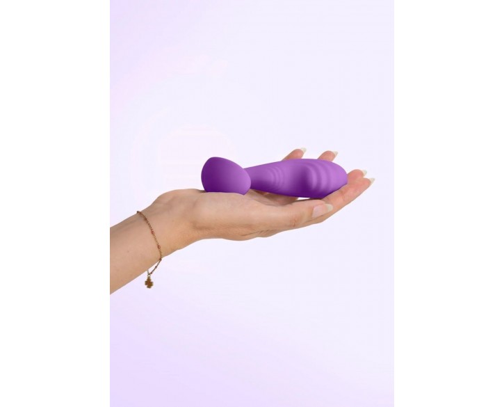 Вібромасажер простати S Pleasures Premium Cozy, Purple, з рельєфною головкою, 10 режимів