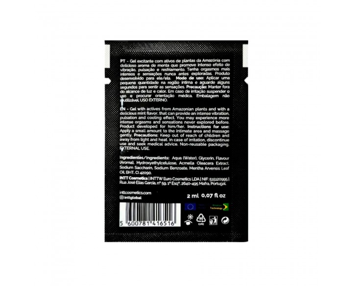 Пробник рідкого вібратора Intt Vibration Ice (2 мл)