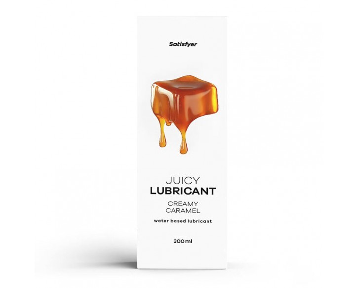 Лубрикант на водній основі Satisfyer Juicy Lubricant Creamy Caramel water based 300 мл