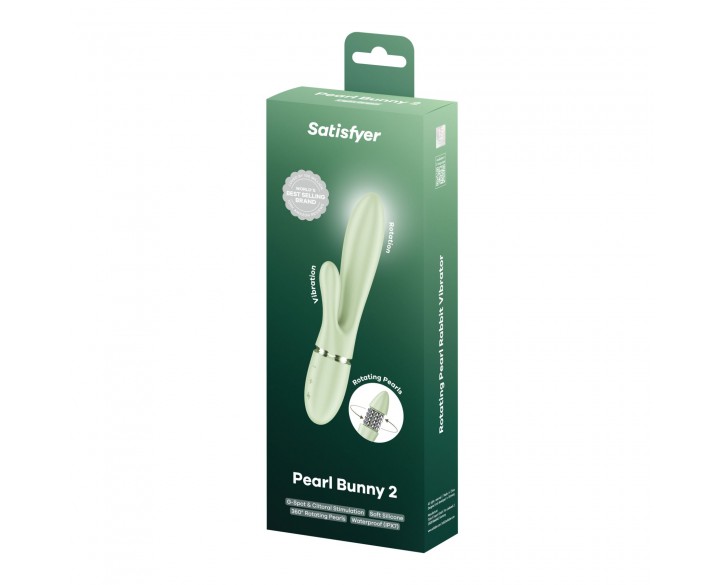 Вібратор-кролик Satisfyer Pearl Bunny 2 Light Green