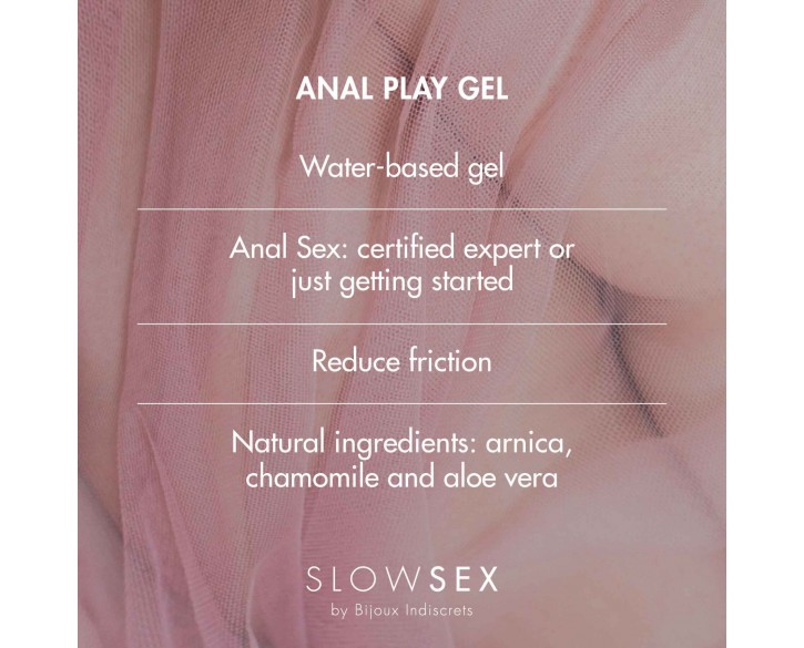 Анальний гель-змазка Bijoux Indiscrets Slow Sex Anal play gel