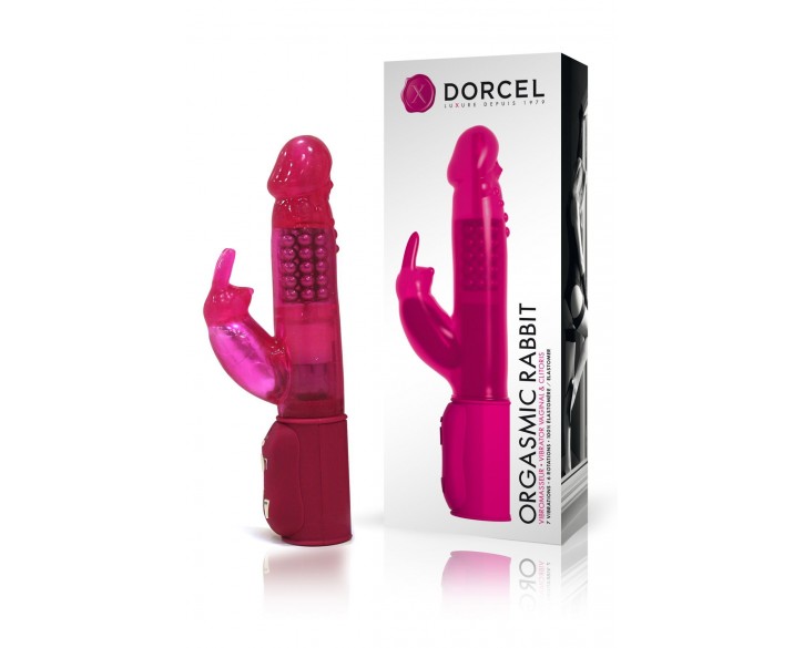 Вібратор-кролик Dorcel Orgasmic Rabbit Pink з перловим масажем