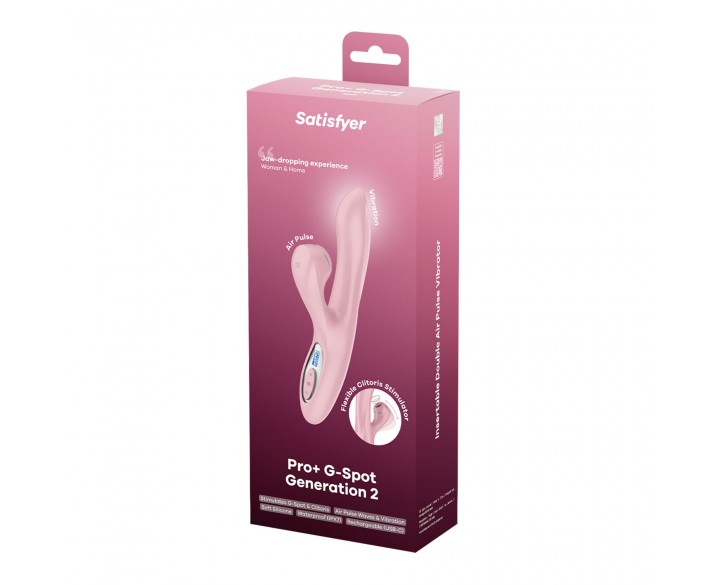 Вакуумний вібратор-кролик Satisfyer Pro+ G-Spot Generation 2 Pink