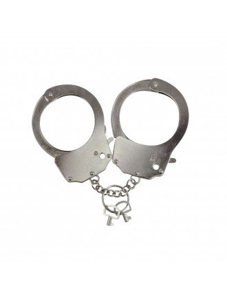 Наручники металеві Adrien Lastic Handcuffs Metallic (поліцейські)