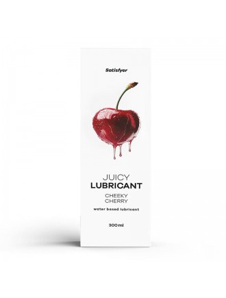 Лубрикант на водній основі Satisfyer Juicy Lubricant Cheeky Cherry water based 300 мл