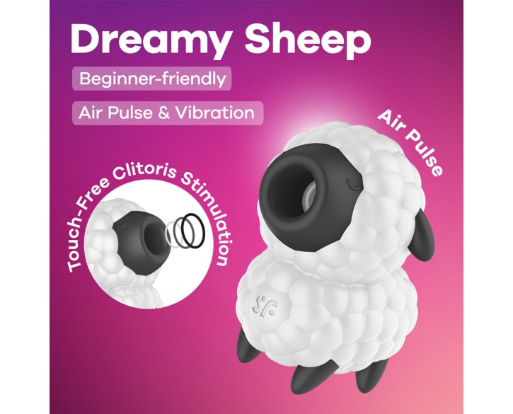 Вакуумний кліторальний стимулятор Satisfyer Dreamy Sheep