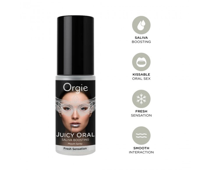 Оральний спрей Orgie – Juicy Oral для посилення слиновиділення 15 мл